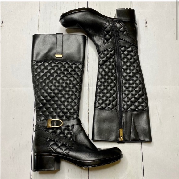 Bandolino quilted wide calf riding boots. NWOT - Picture 4 of 8